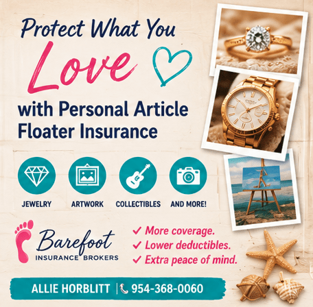 Protecting Your Valuables with Personal Article Floater Insurance and Inland Marine across Florida