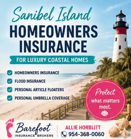 Sanibel Island Homeowners Insurance for Luxury Coastal Homes